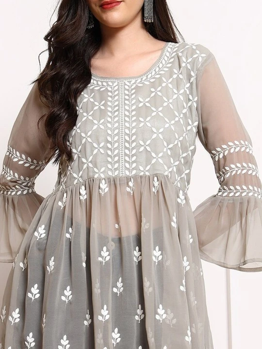 Bell Shape Kurti Sleeve