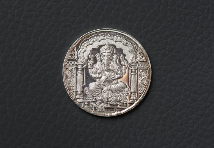 Ganesha Silver coin