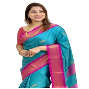 Women’s Kanjivaram Soft Lichi Silk Saree