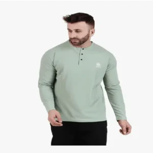 Men’s Round Neck Full Sleeve Solid T-Shirt