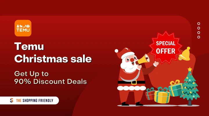 Temu Christmas sale