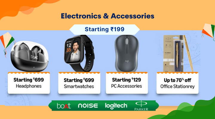 Amazon Great Republic Day Sale On Electronics & Accessories Sale